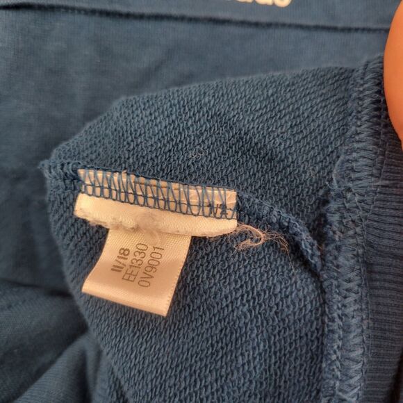 Adidas Crop Sweater Womens XS Blue Mock Neck Pocket Sweatshirt 1/4 Zip - Picture 6 of 8